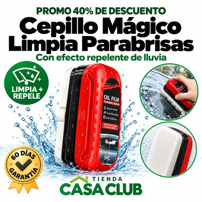 Cepillo Mágico Limpia Parabrisas - 2 en 1